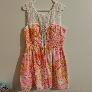 Lilly Pulitzer Raegan Shift in Resort White Happiness